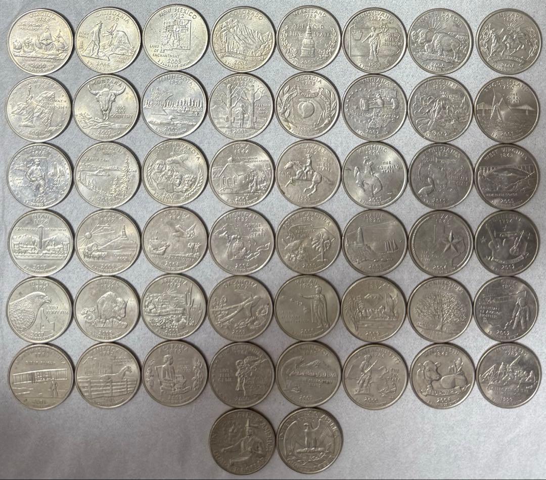 アメリカ合衆国 50州 記念 コレクション 50枚 セット 48州