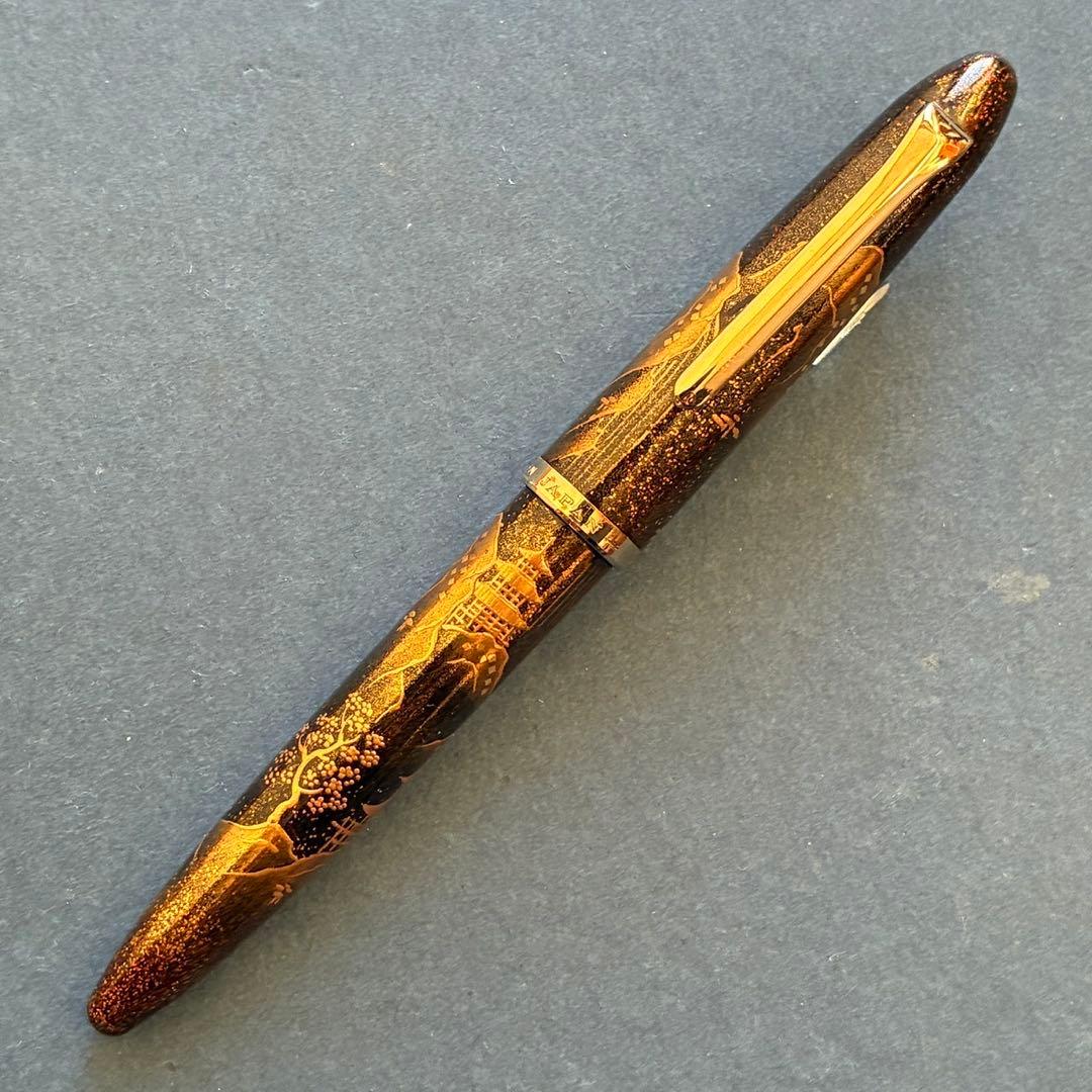 セーラー　楼閣散水　蒔絵　21K