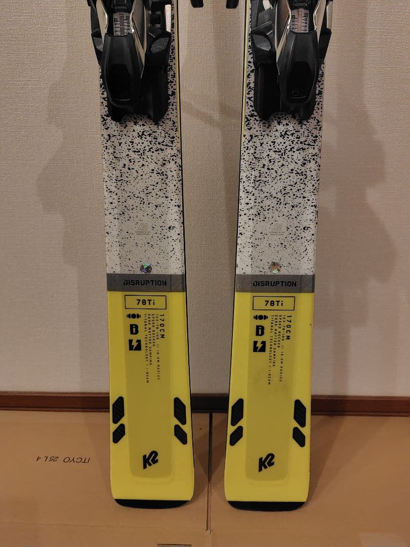 スキー板　K2　DISRUPTION 78Ti 純正ビンディング付　23モデル