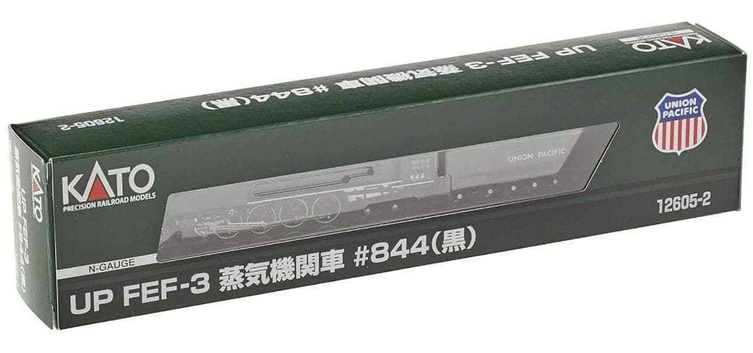 KATO Nゲージ UP FEF-3 #844 黒 12605-2 鉄道模型