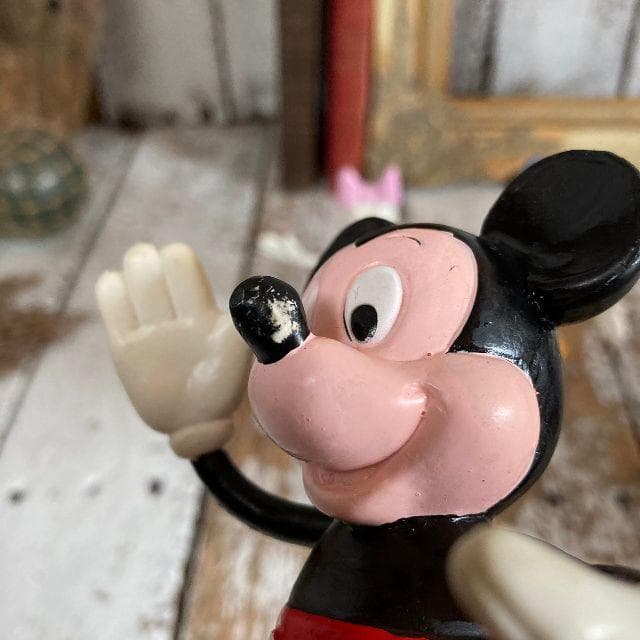ヴィンテージ*アプローズ社×ディズニー*ミッキーミニーマウス ドナルドフィギュア