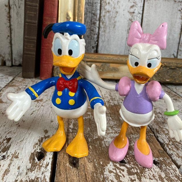 ヴィンテージ*アプローズ社×ディズニー*ミッキーミニーマウス ドナルドフィギュア