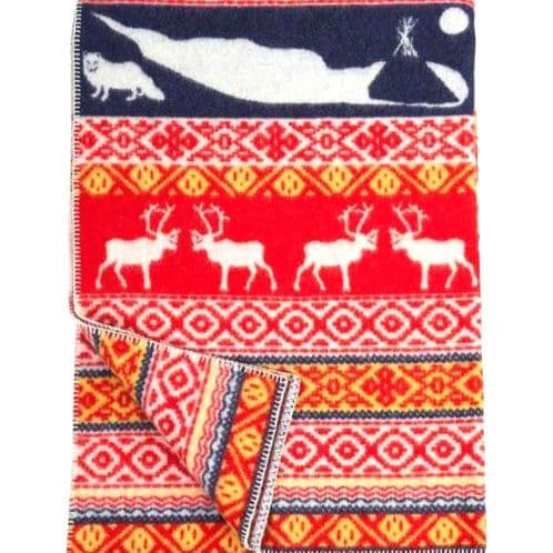 クリッパン KLIPPAN ウール シングルブランケット レッド 赤