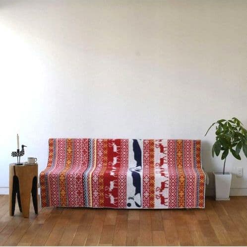 クリッパン KLIPPAN ウール シングルブランケット レッド 赤