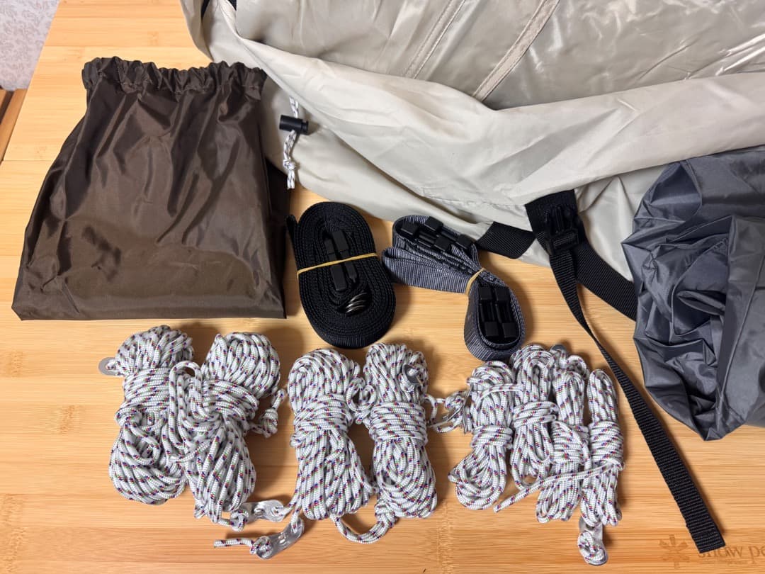 【ポールおまけ付き２回使用】 ランドステーションL アイボリー / スノーピーク