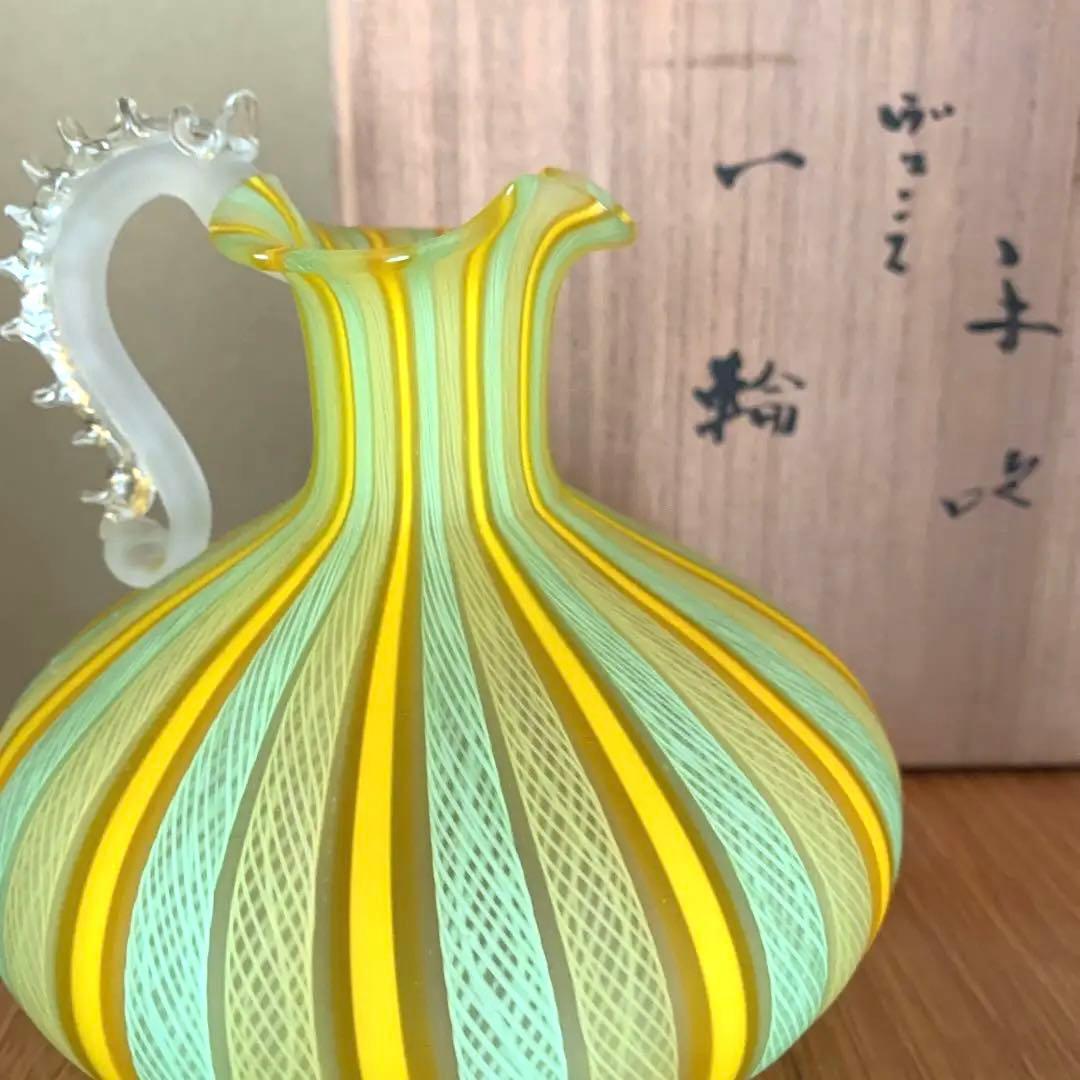 文化勲章受賞作家藤田喬平の手吹ヴェニス　FUJITA kyohei