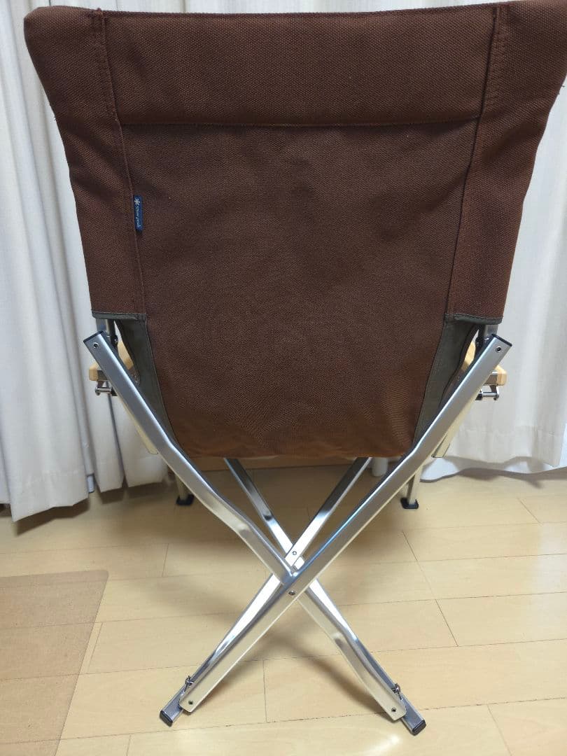 スノーピーク ローチェア ブラウン LV-091BR 折りたたみ ヘッドレスト付