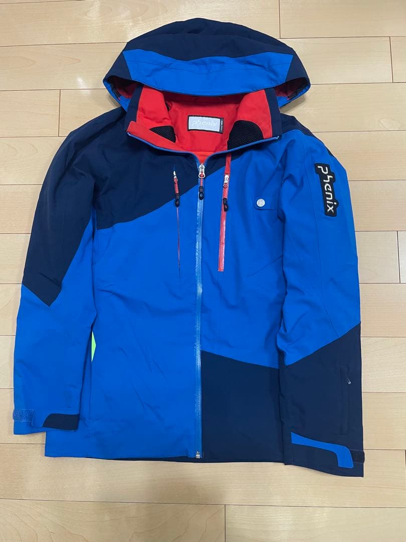【美品】phenix スキーウェア 男性用　ブルー/ネイビー　Mサイズ