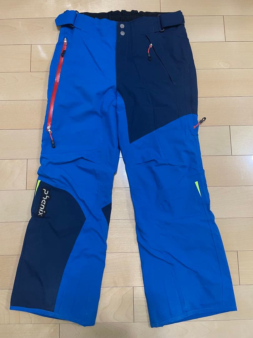 【美品】phenix スキーウェア 男性用　ブルー/ネイビー　Mサイズ