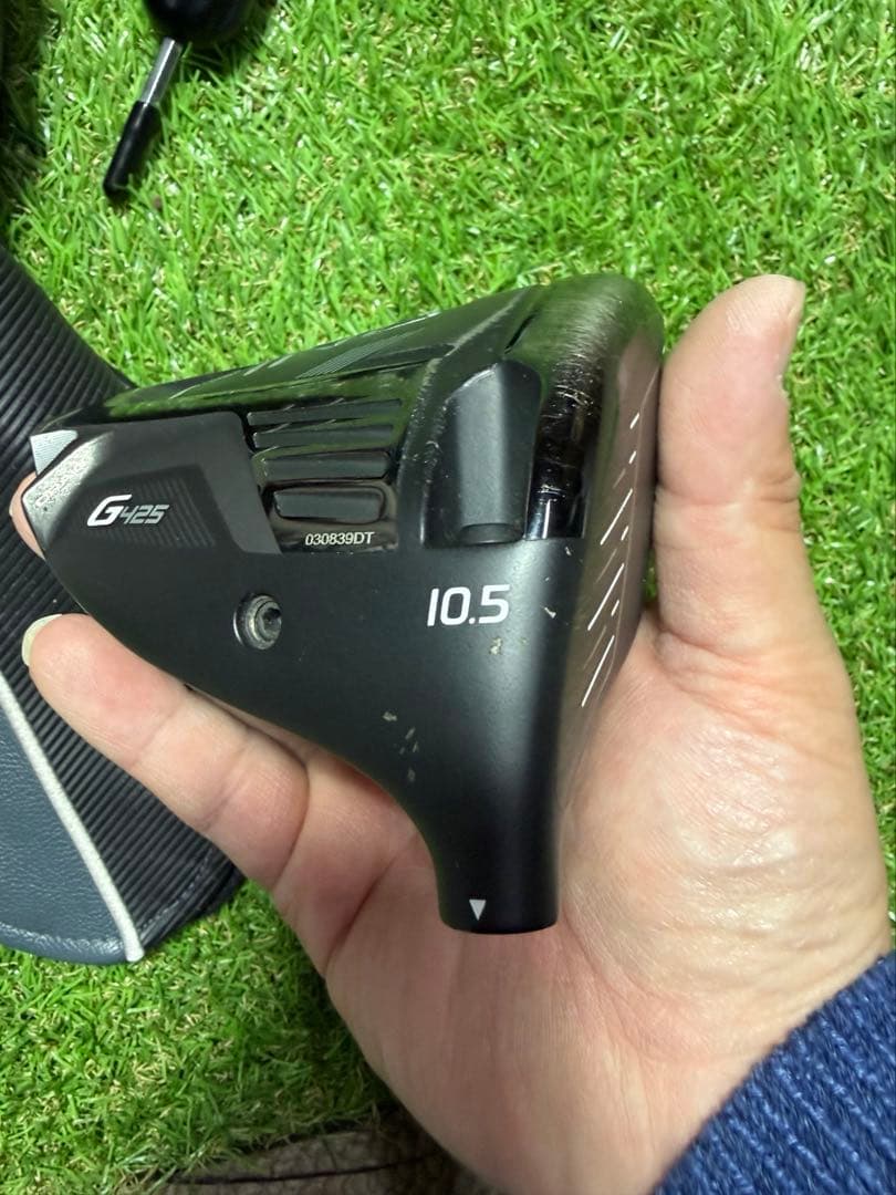 PING G425 LSTドライバー 10.5度 ヘッド単品ヘッドカバーレンチ付