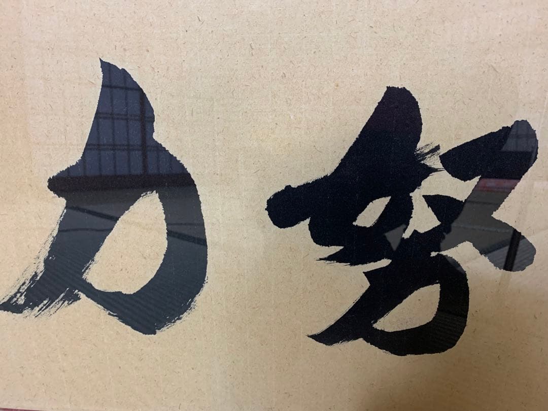 清水寺貫主　森清範　書『奮闘努力』額入り