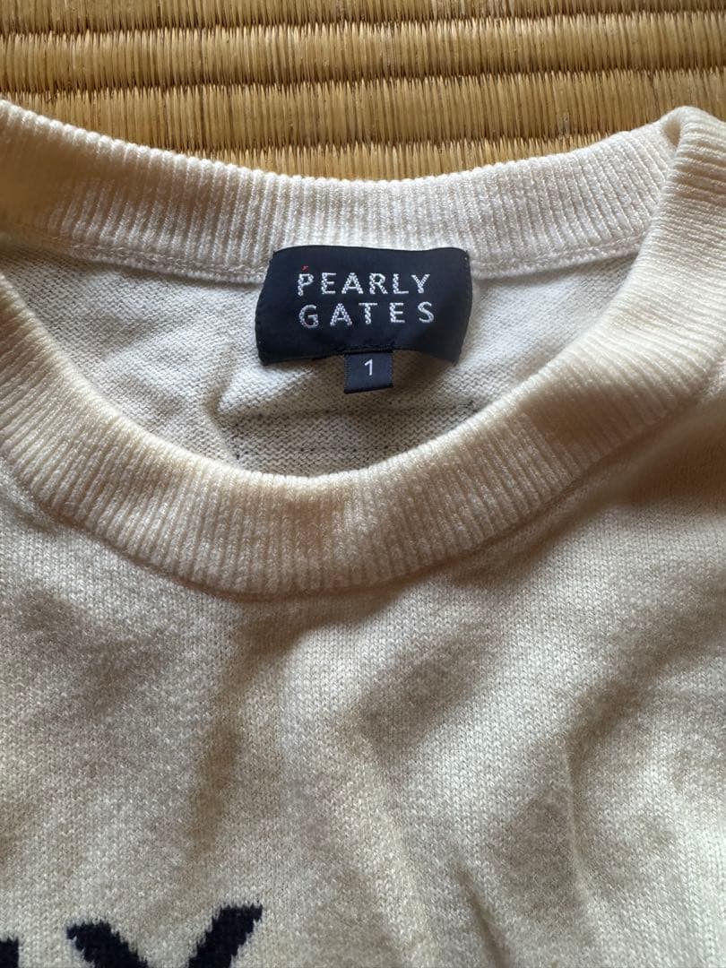PEARLY GATES ホワイトセーター サイズ1