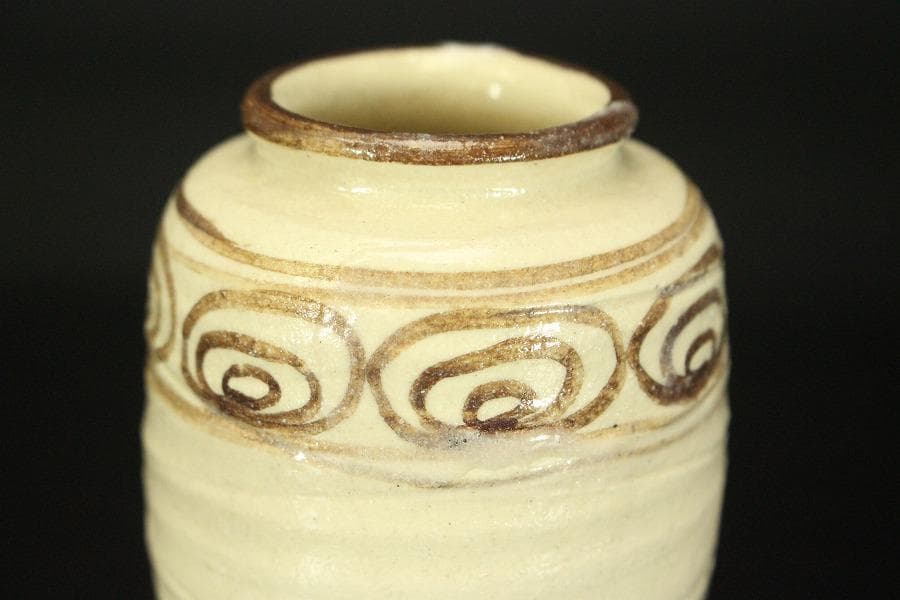 茶道具 色変わり 四滴茶入 不老園 共箱 未使用(LC720)