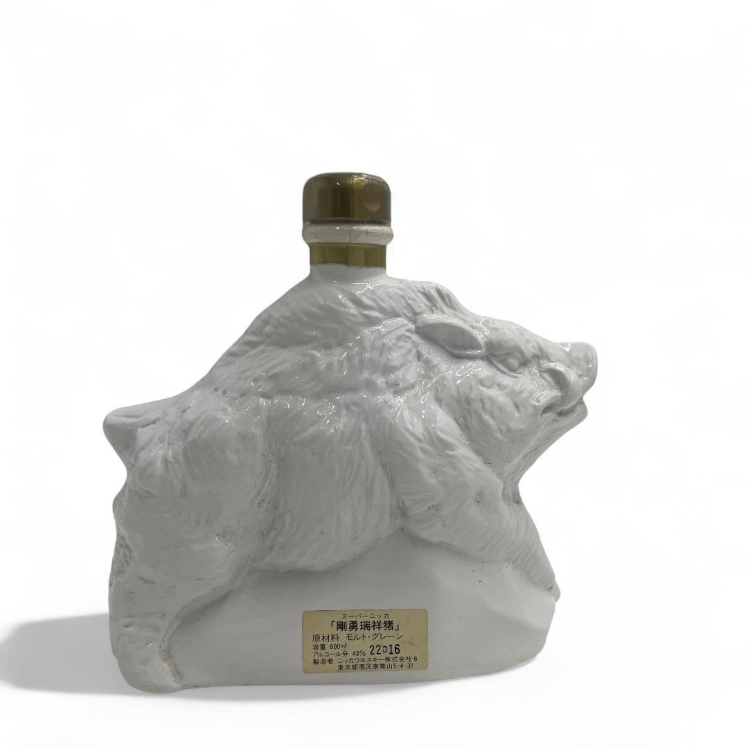 【未開栓】ニッカウヰスキー干支ボトル/剛勇瑞祥猪/600ml /43％