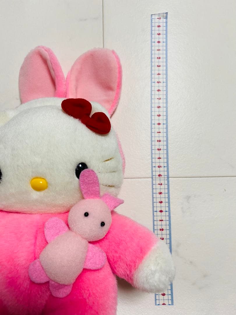 ☆平成レトロ☆ ハローキティ ぬいぐるみ うさぎの着ぐるみ レア 平成当時物
