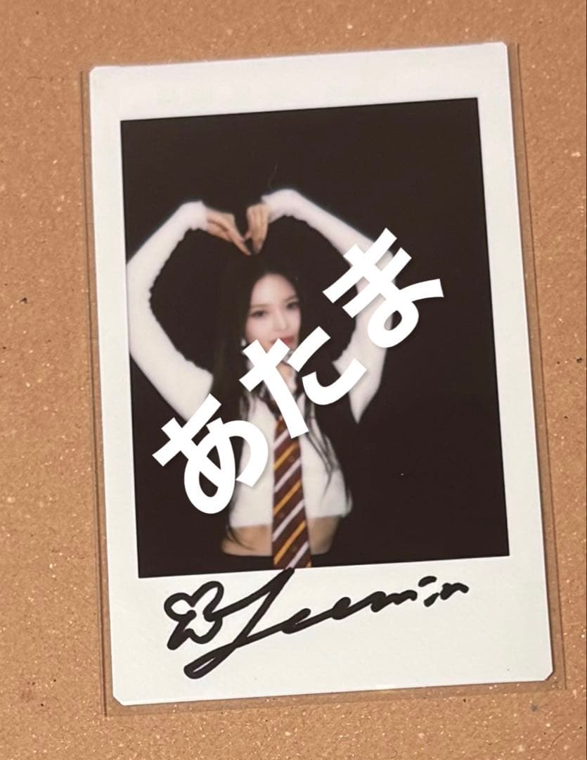 izna jeemin kcon 2025直筆サイン入りポラロイドチェキ