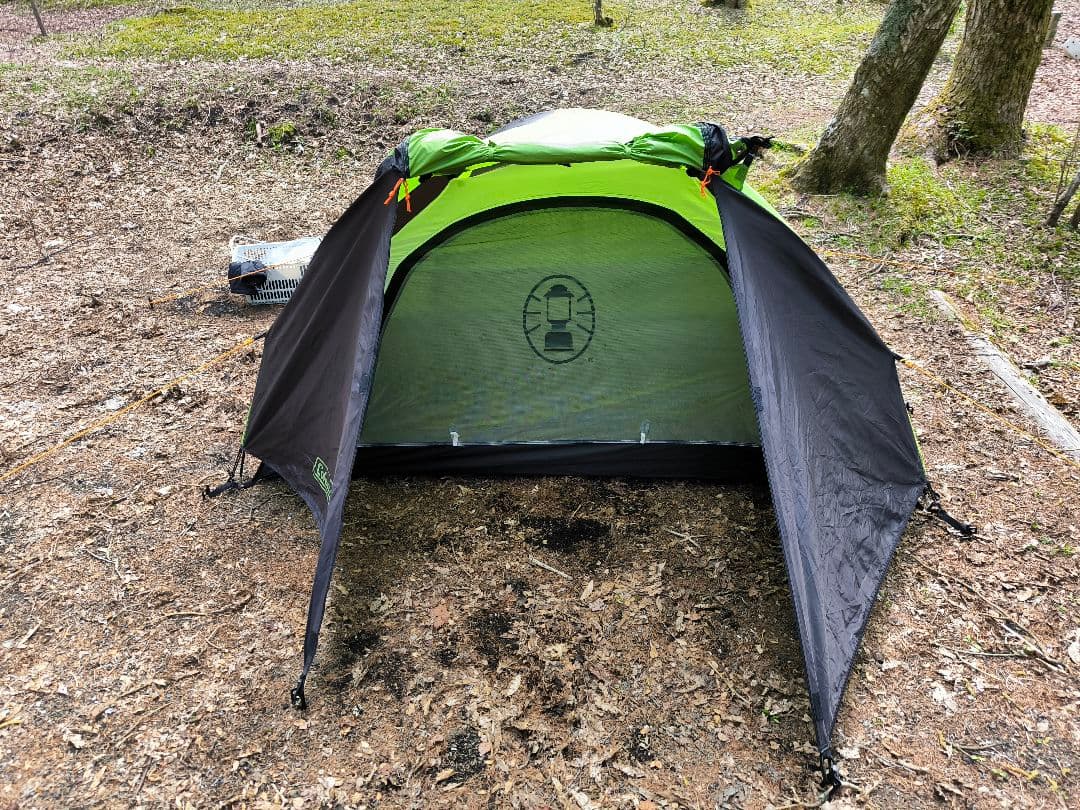 【美品☆使用2回】ColemanツーリングドームSTコールマンコンパクト緑カーキ