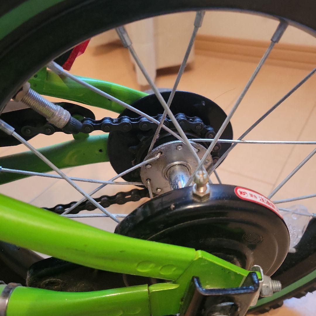 幼児用・子供用自転車　14インチ　BMXテイスト　グリーン