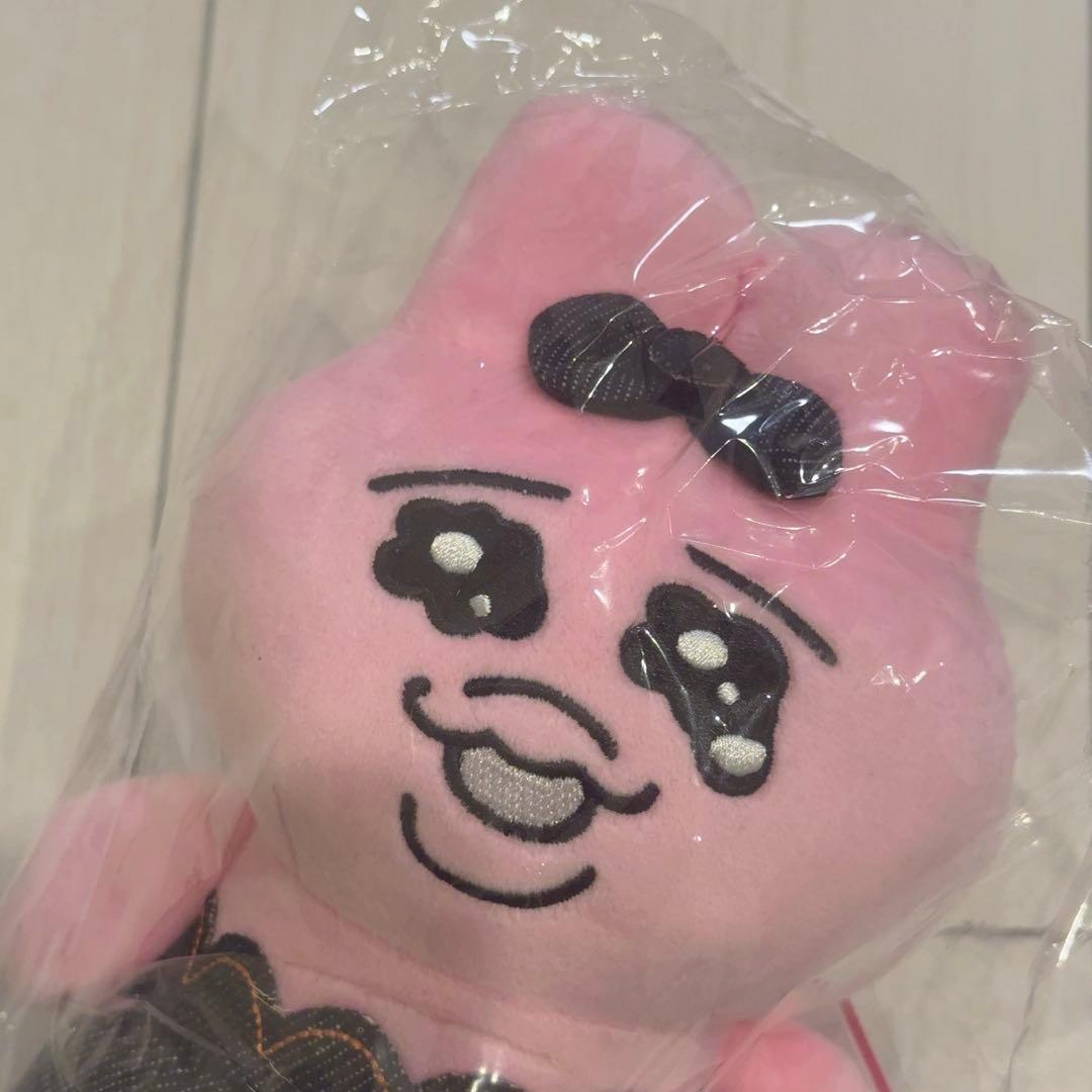 おぱんちゅうさぎ　EDWIN 限定 ぬいぐるみ ピンク デニム