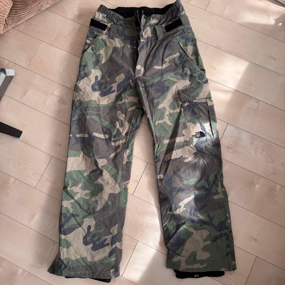⭐︎THE NORTH FACE ビンテージカモ スノーボードパンツ L⭐︎
