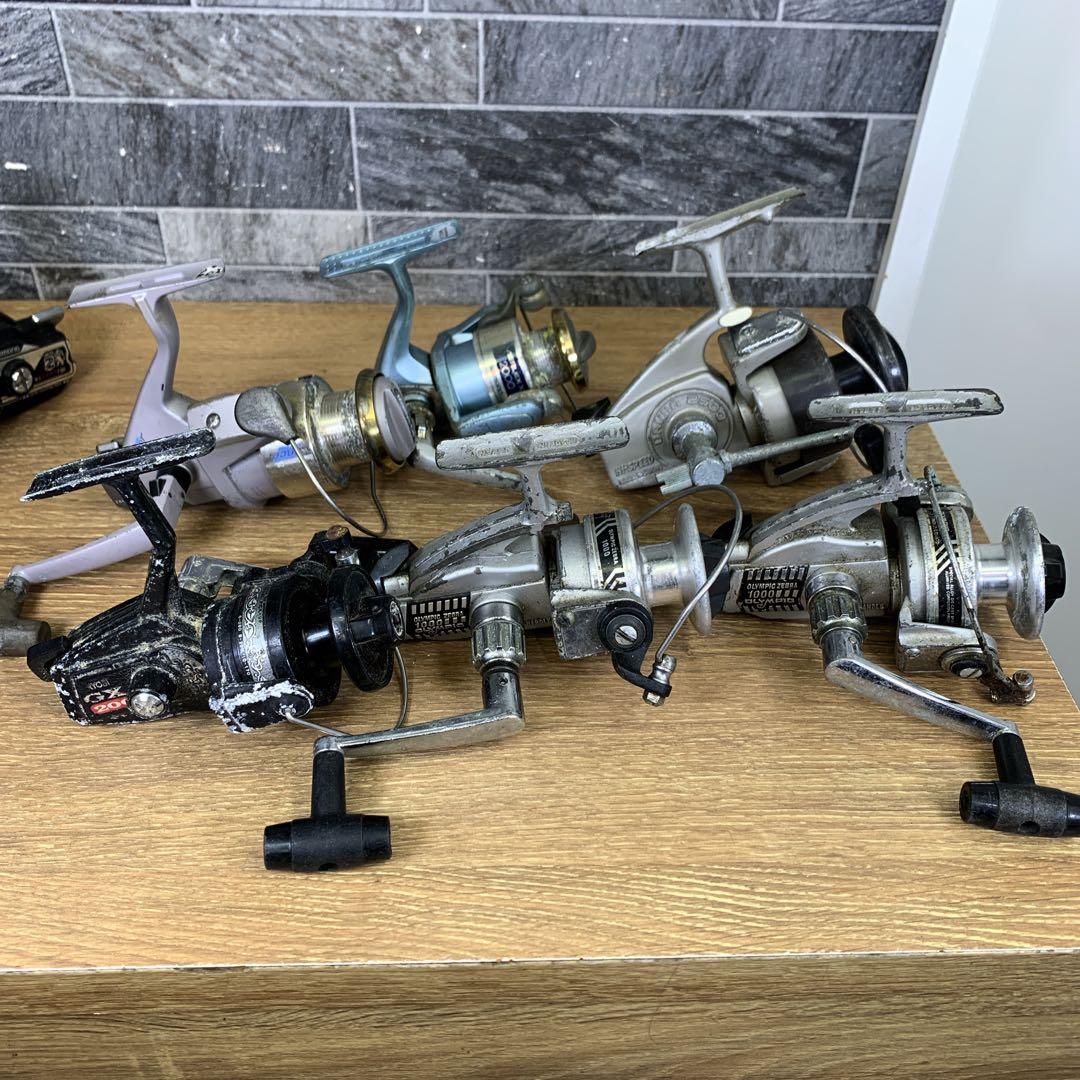 ①　18点　リールまとめ売り　クーラーボックス付き　釣り具　フィッシング　お買得