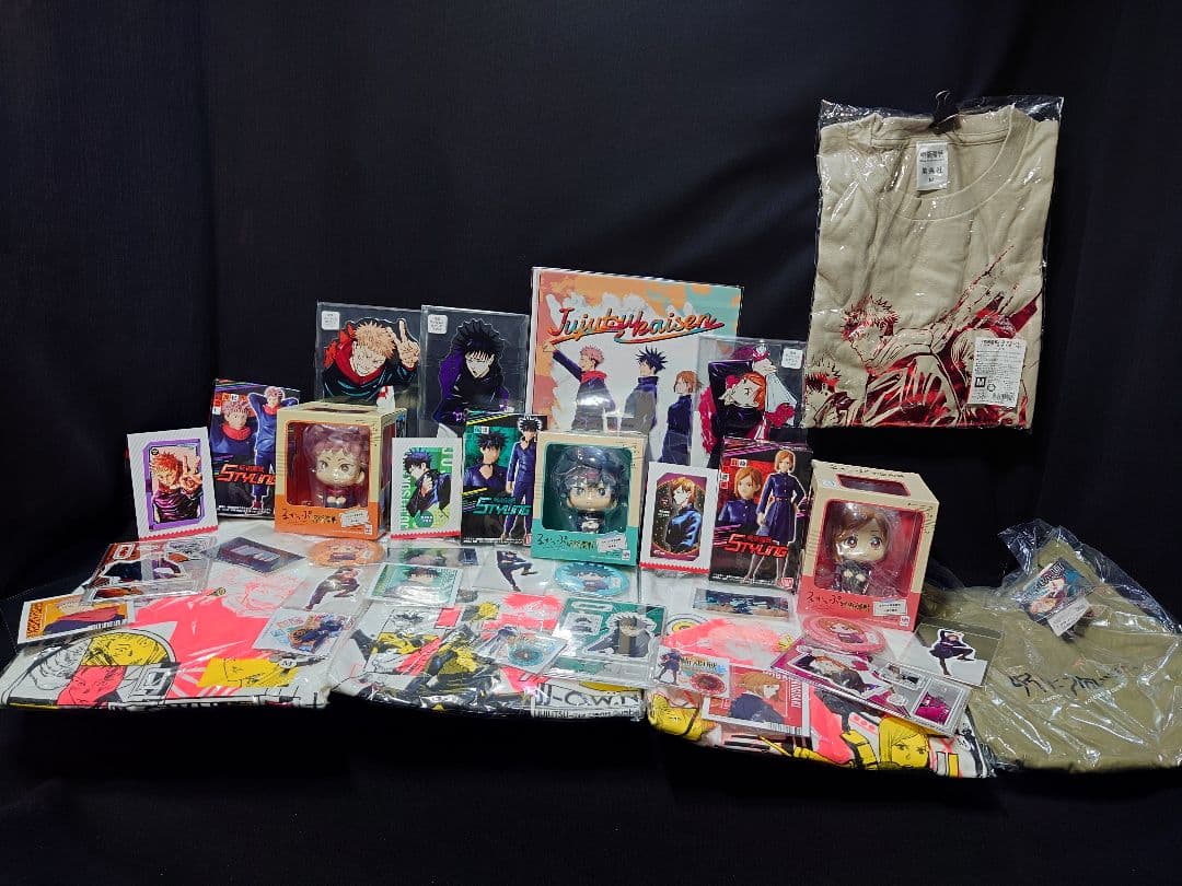 呪術廻戦１年ズ虎杖悠仁&伏黒恵&釘崎野薔薇るかっぷ Tシャツ公式グッズ大量詰合せ