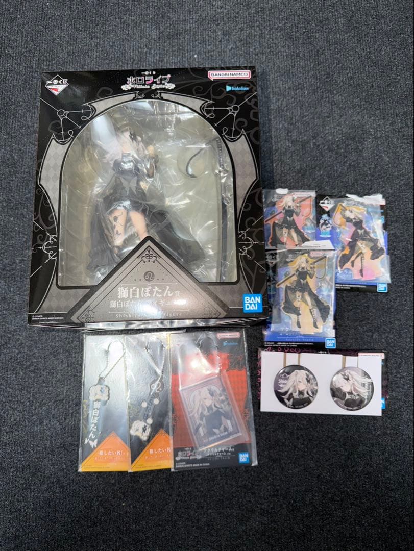 ホロライブ一番くじ獅白ぼたんのフィギュア他