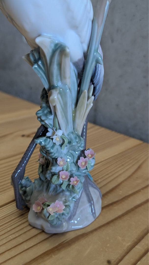Lladro 白鷺の陶器彫刻 01614