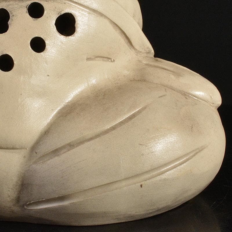 備前焼　古備前　備前森製　白備前　布袋伏せ香炉　D　R7150