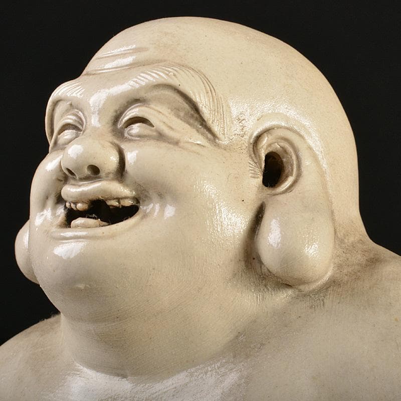 備前焼　古備前　備前森製　白備前　布袋伏せ香炉　D　R7150