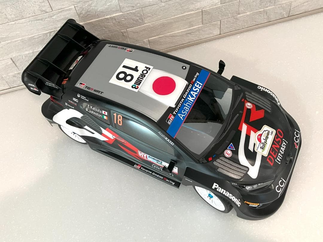 【any4382538w478b】タミヤRCボディ　ヤリス　WRC2024