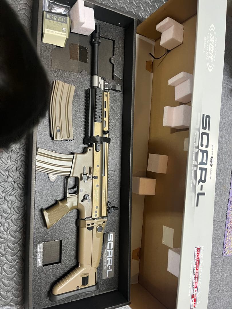 SCAR-L モデルガン タン　フラットダークアース　次世代