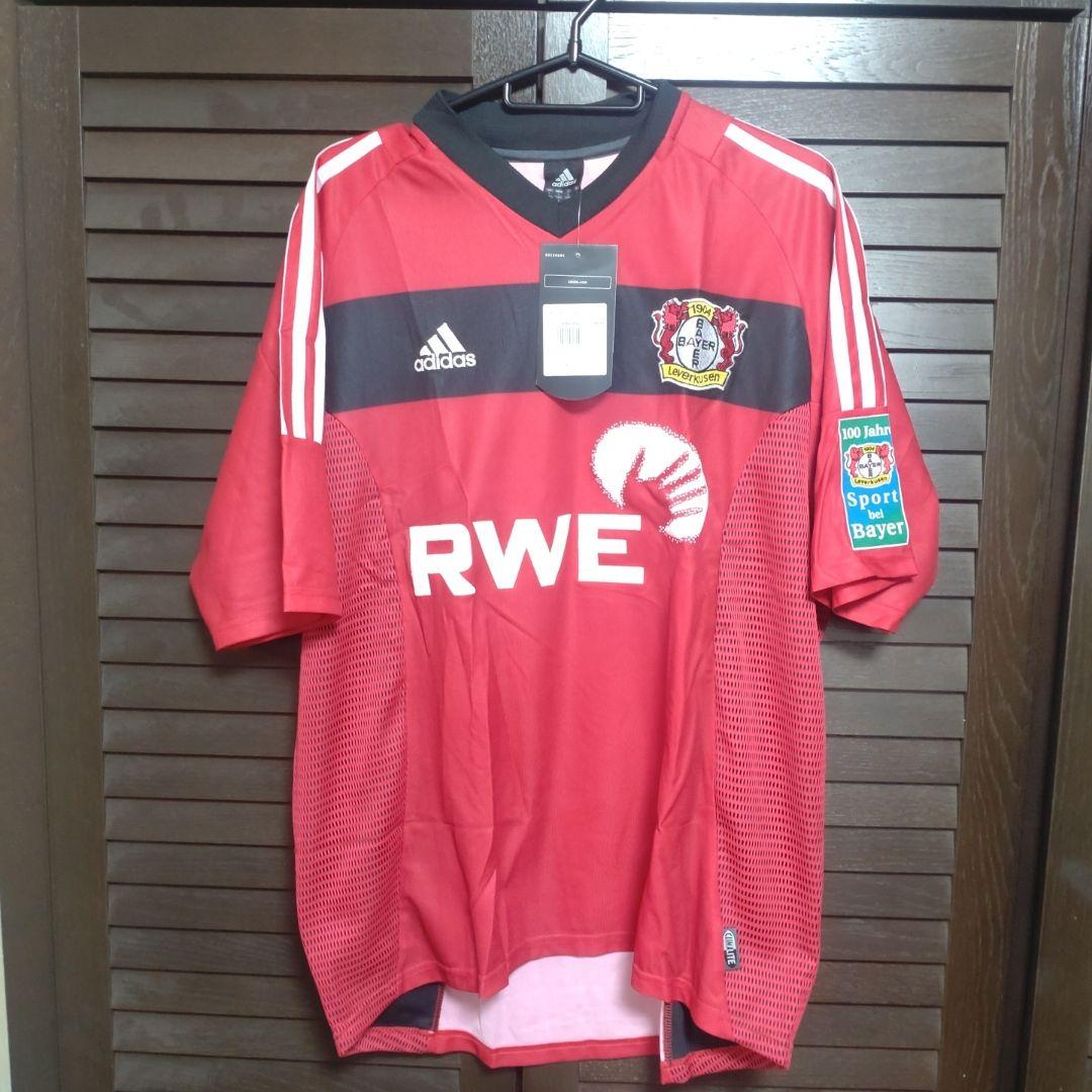 【新品】レバークーゼン 03-04 ホーム 半袖 Lサイズ