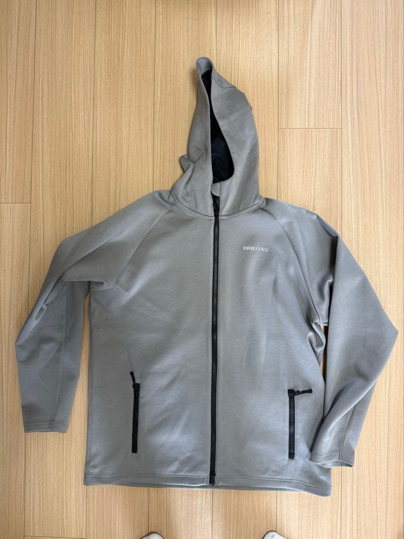 ブリーフィング　MEN’S WARM 3D LOGO PARKA 色グレー　Ｌ