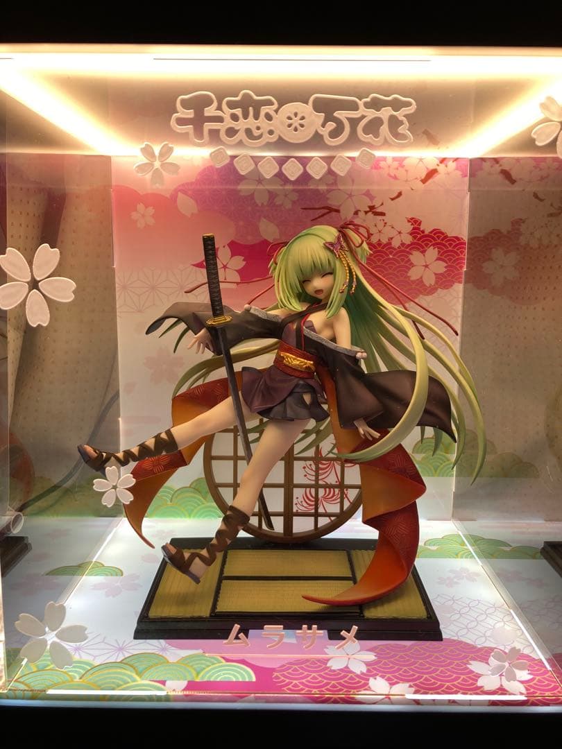 千恋万花 ムラサメ 1/7スケールフィギュア ライト付き フィギュアケースセット