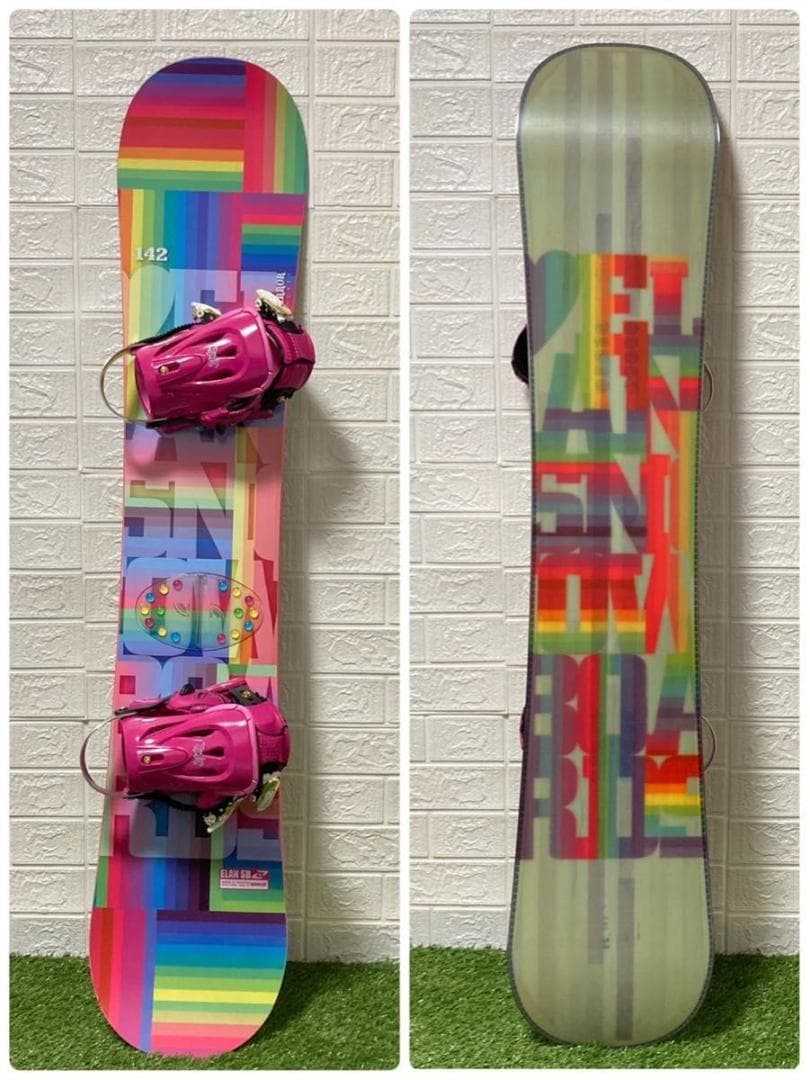 レディース　ELAN×ZUMA スノーボード　3点　初心者　142cm