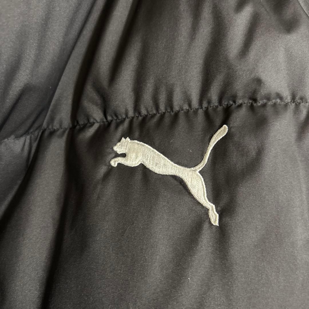 PUMA ブラック ベンチコート　ロング