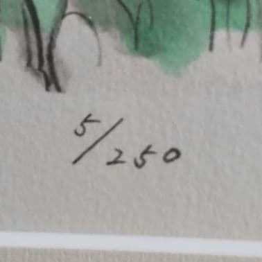 中国 故宮「景山より故宮全景を見る」 平松礼二 リトグラフ 美品