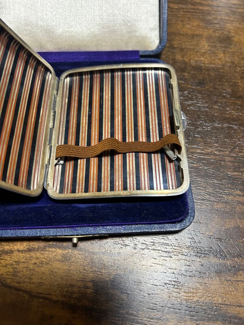 SILVER刻印　白木屋特製　紙タバコケース　ビンテージ品【超希少】