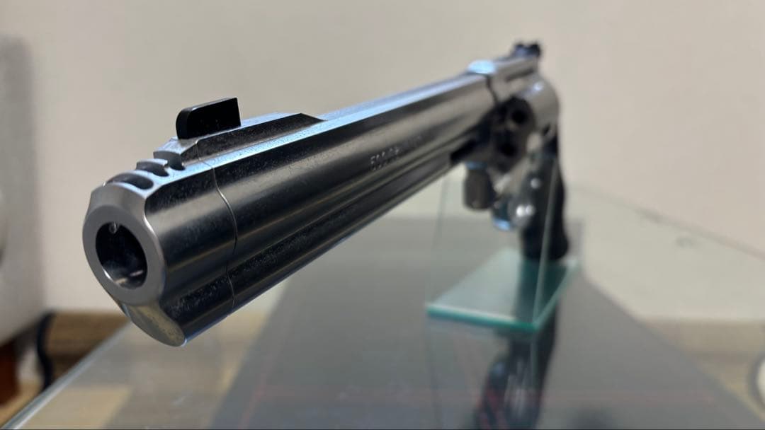 【美品】タナカ S&W M500 ステンレス 8インチ ガスリボルバー 6mm