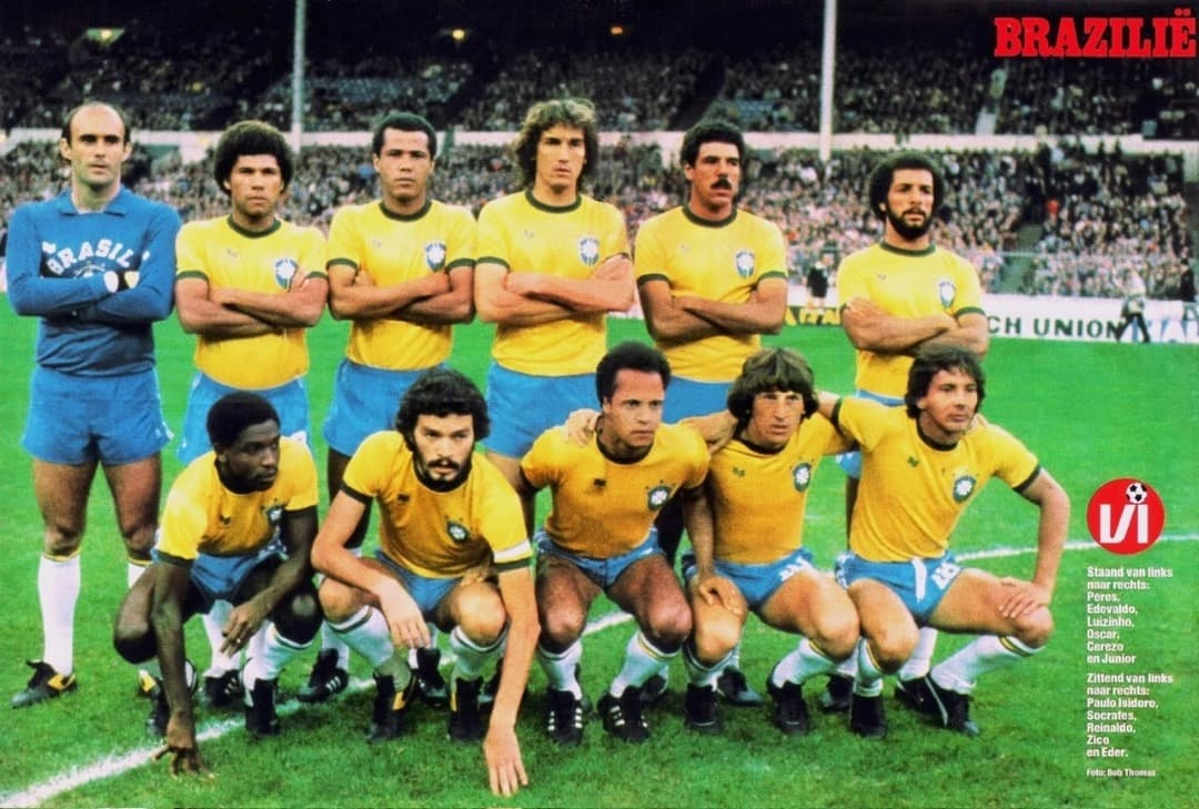 ブラジル代表 80/81 ホーム ユニフォーム 長袖