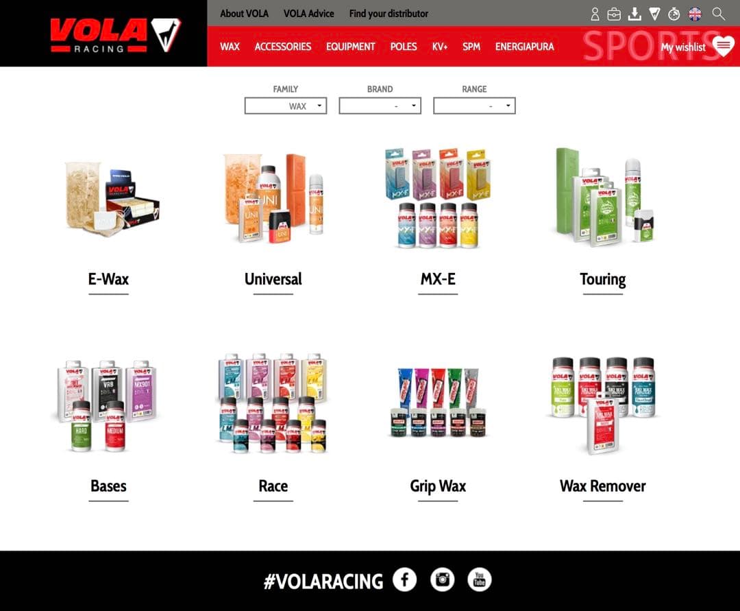 VOLA　HM RACE　リキッド　赤　100ml　swix holmenkol