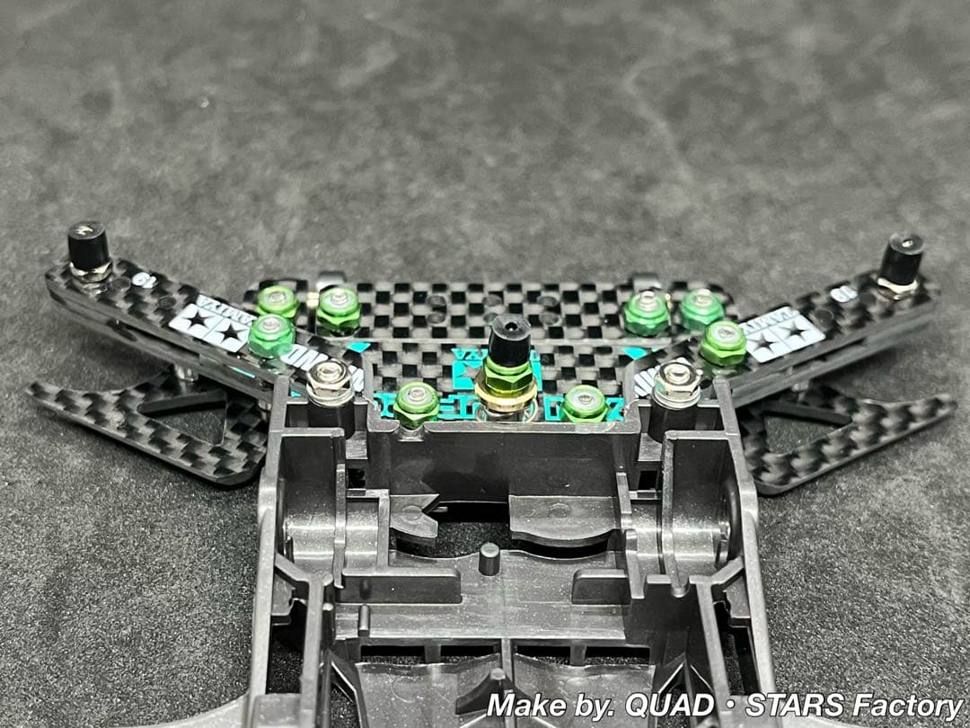 【ミニ四駆・FM-A用】1軸アンカー＋リヤスキッドローラー【J-CUP2022】