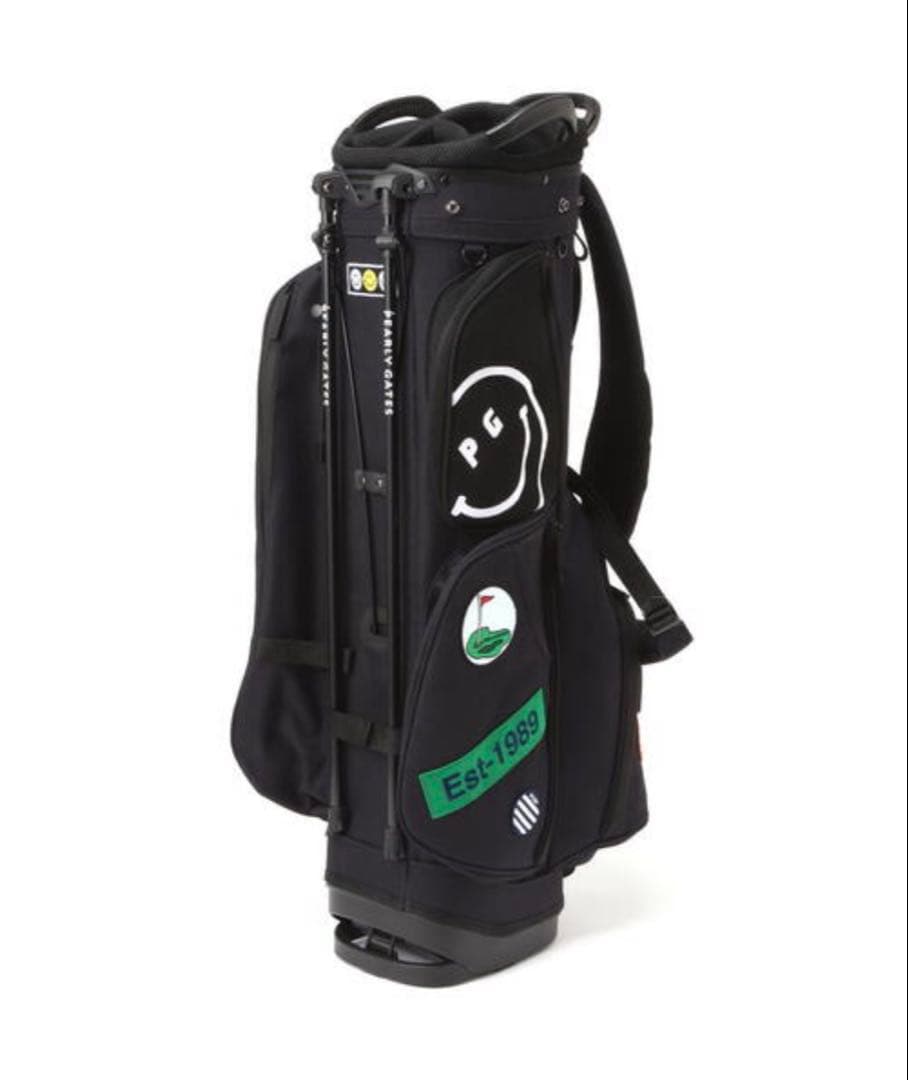 限定品 未使用「PEARLY GATES」ワッペンスタンド式キャディバッグ