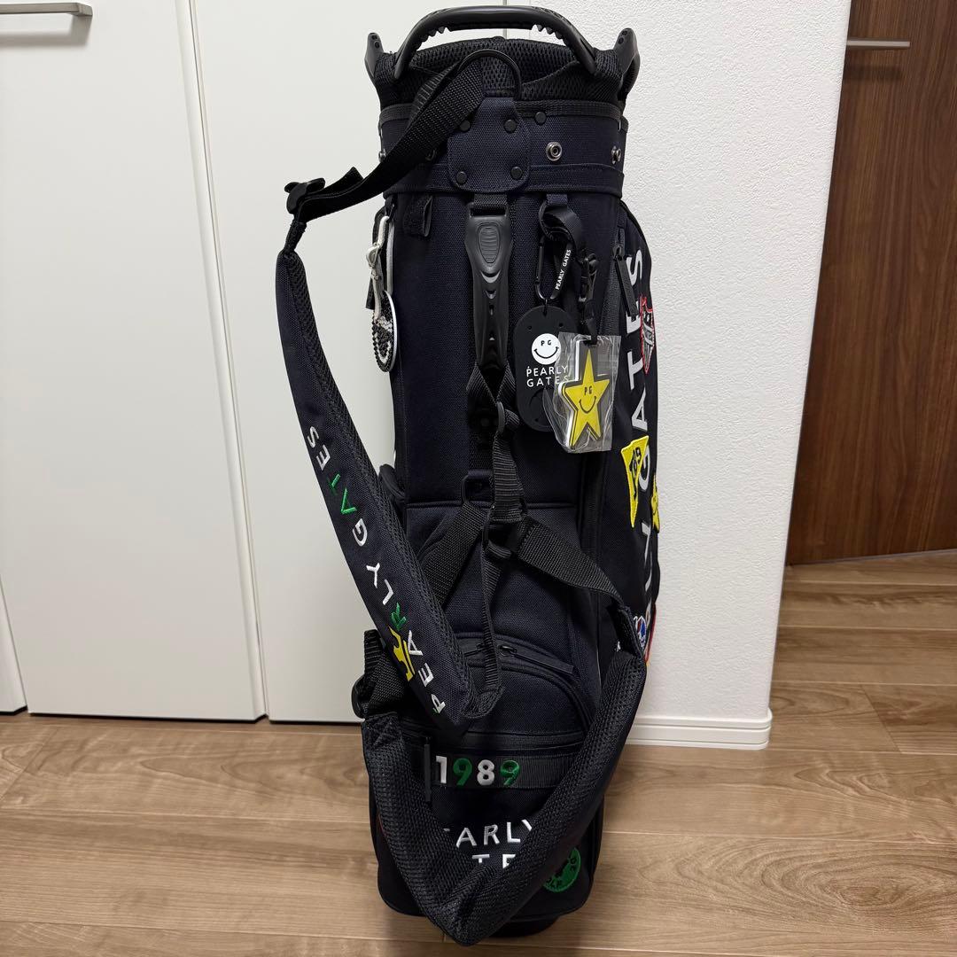 限定品 未使用「PEARLY GATES」ワッペンスタンド式キャディバッグ