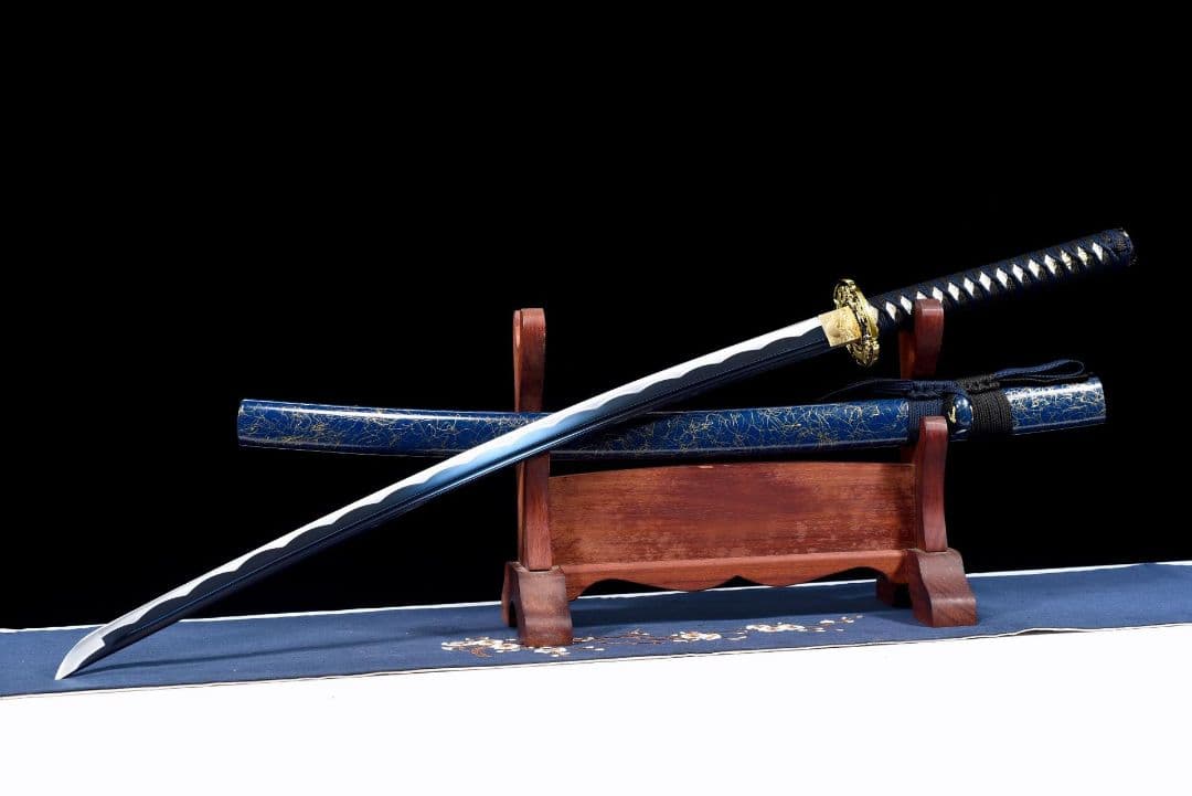 1049-武具 刀装具 日本刀　模造刀 居合刀 武士道 武蔵 鑑賞用 手鍛造打