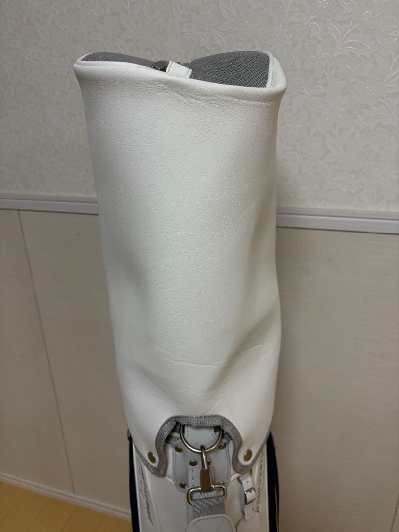 ずみ　ブリヂストン キャディバッグ ホワイト/ネイビー