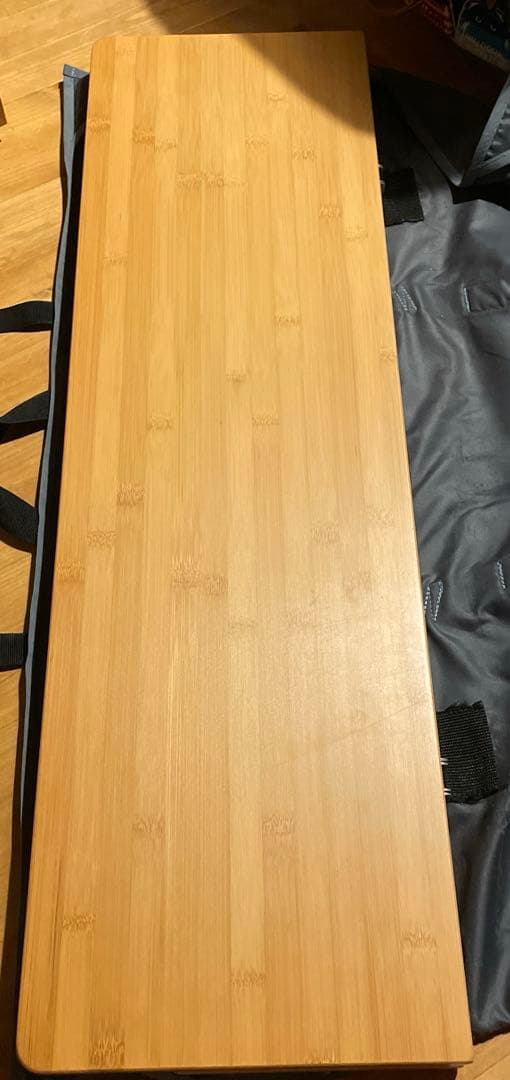 くーちゃん⭐︎ peak ワンアクションローテーブル 竹