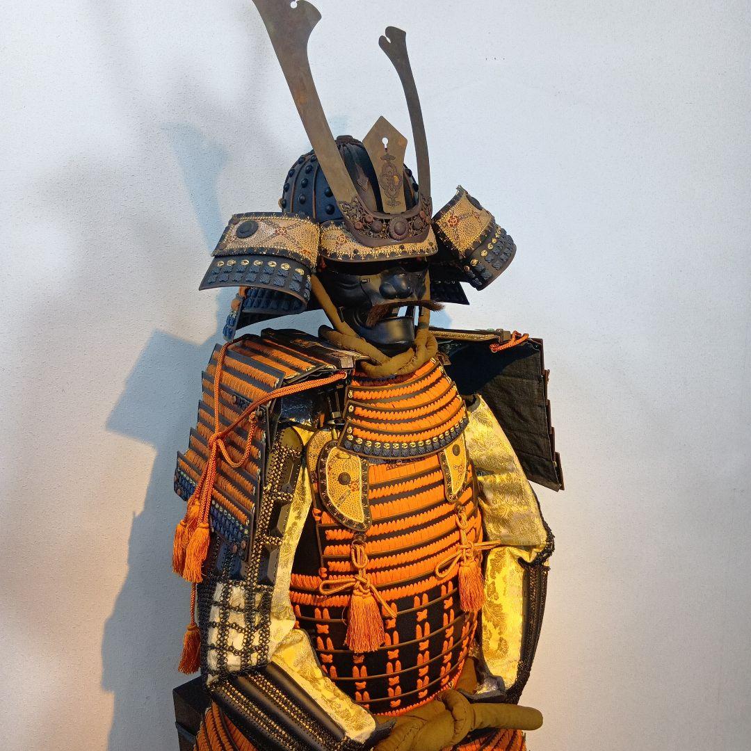 等身大　鎧兜一式　飾り付けた状態　 173センチ　着用可能