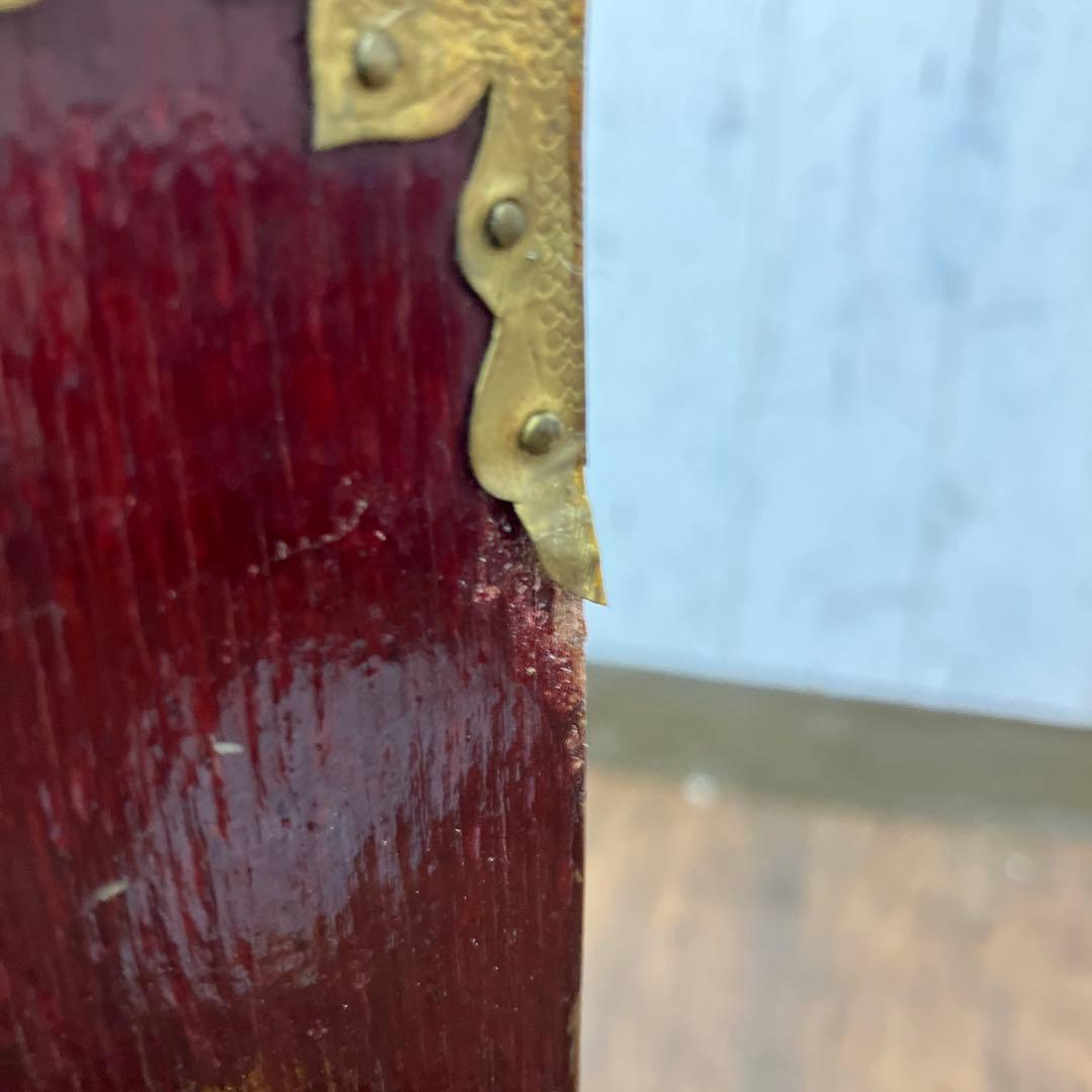 A-3 中国美術 薬箪笥風 小型箪笥 チェスト 抽斗8杯 飾台 道具箱 骨董品